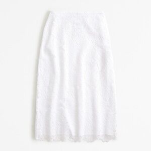 Elegant White Lace Skirt - Abercrombie & Fitch